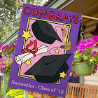 Personalized Graduation Flag 83058912L